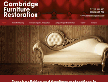 Tablet Screenshot of cambridgefurniturerestorations.co.uk